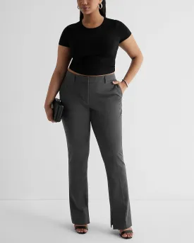 Editor Mid Rise Skyscraper Pant in Heather Gray