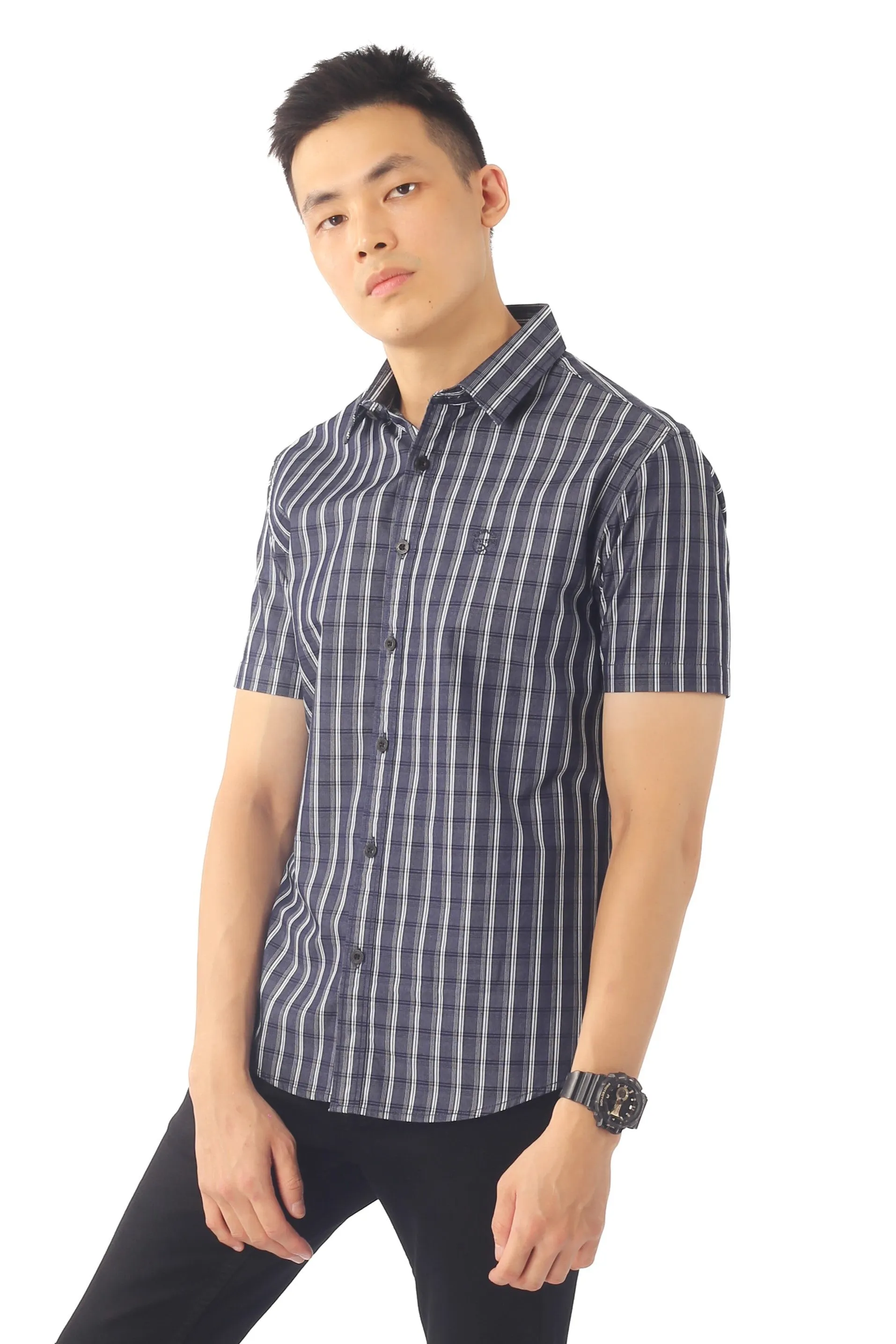 EXHAUST SHORT SLEEVE SHIRT [SLIM FIT] 1641