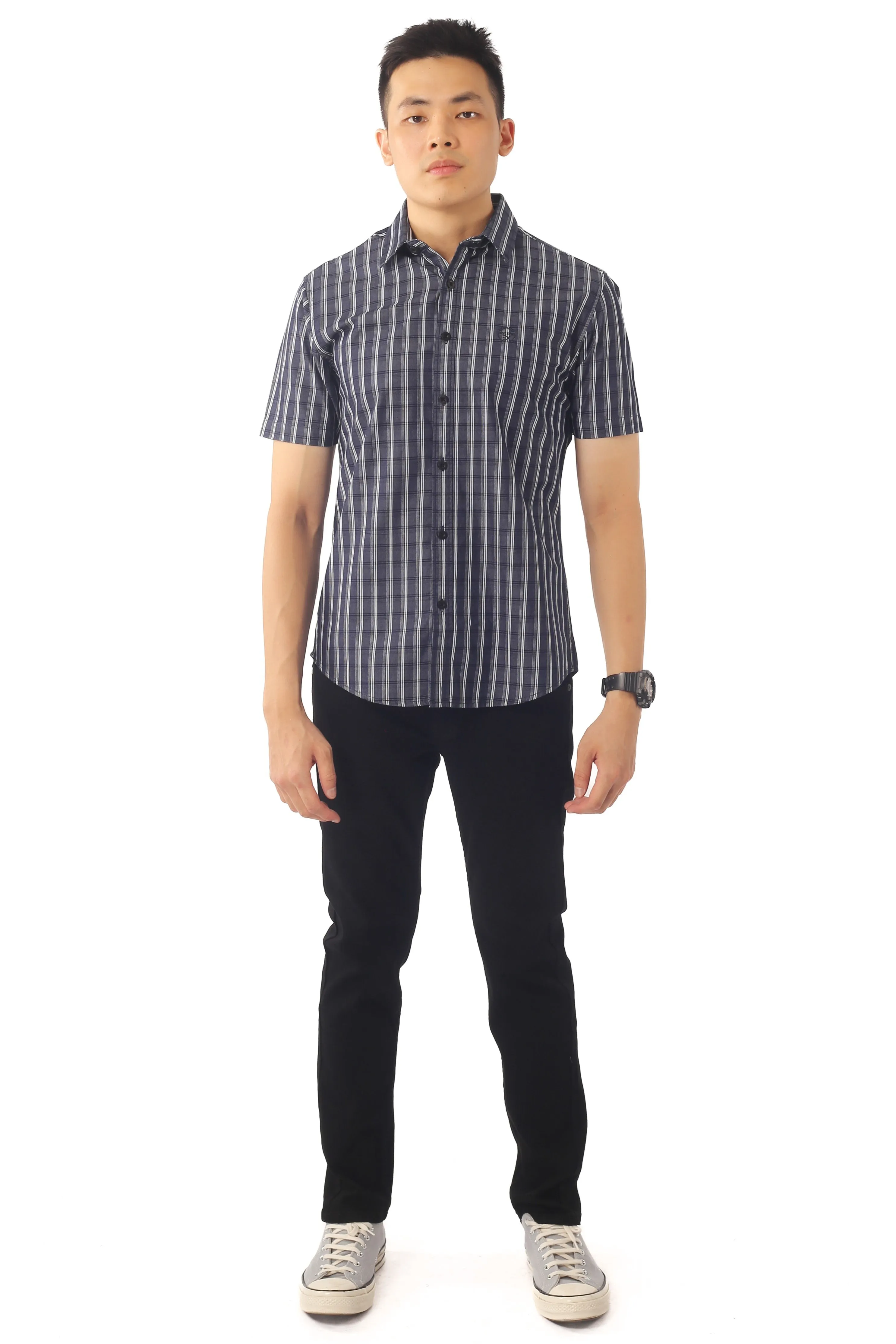 EXHAUST SHORT SLEEVE SHIRT [SLIM FIT] 1641