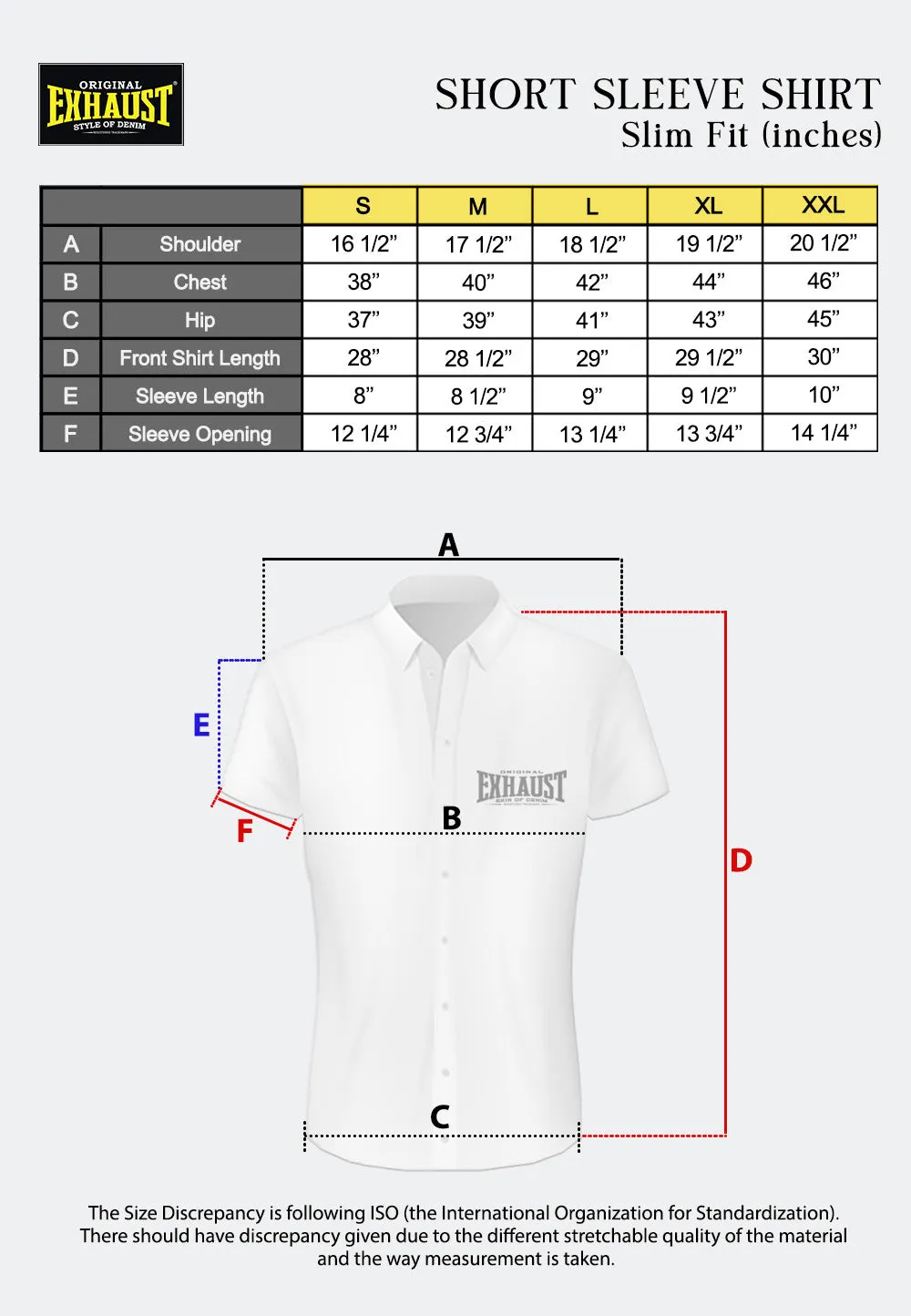 EXHAUST SHORT SLEEVE SHIRT [SLIM FIT] 1641
