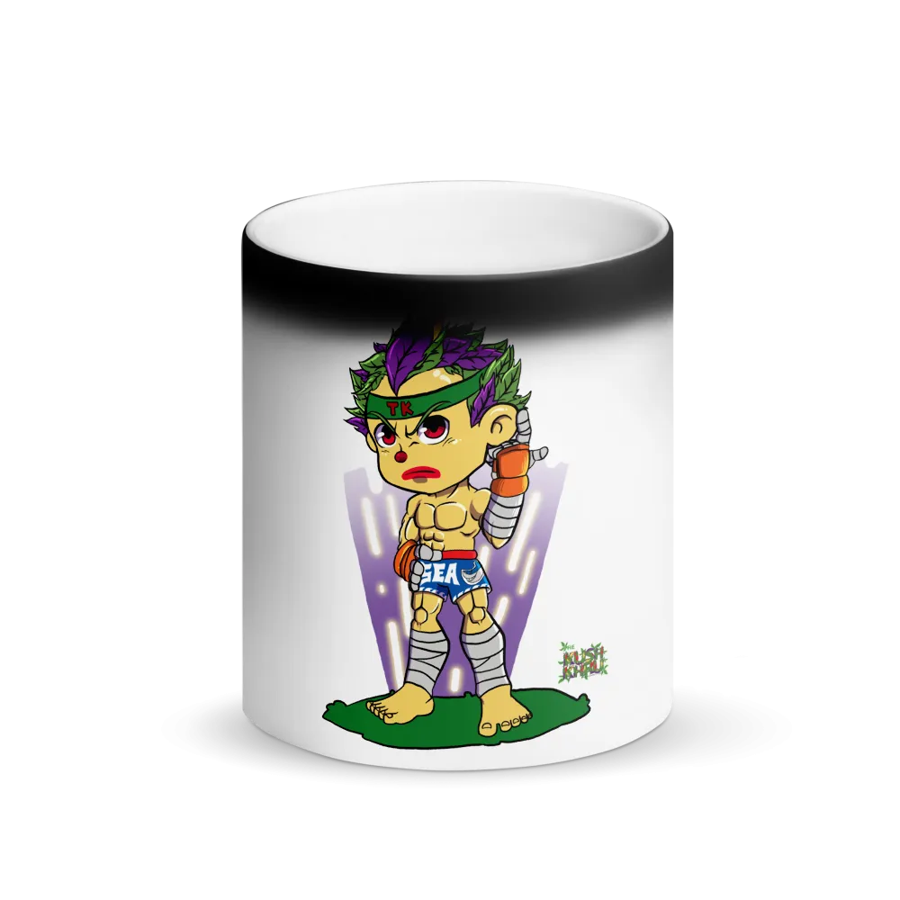 FUNNE KUSH Sip Sum Matte Black Magic Mug