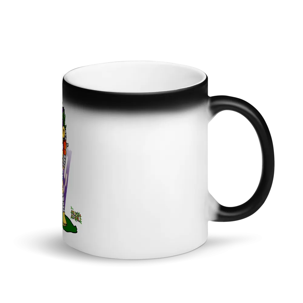FUNNE KUSH Sip Sum Matte Black Magic Mug