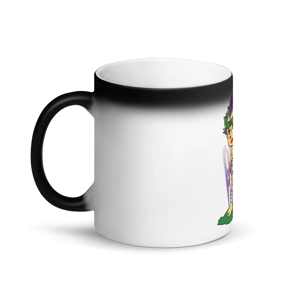 FUNNE KUSH Sip Sum Matte Black Magic Mug