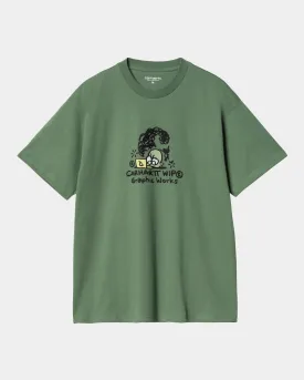 Graphic Works T-Shirt | Duck Green