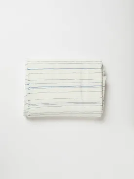 Greta Tablecloth in White/Cobalt Blue