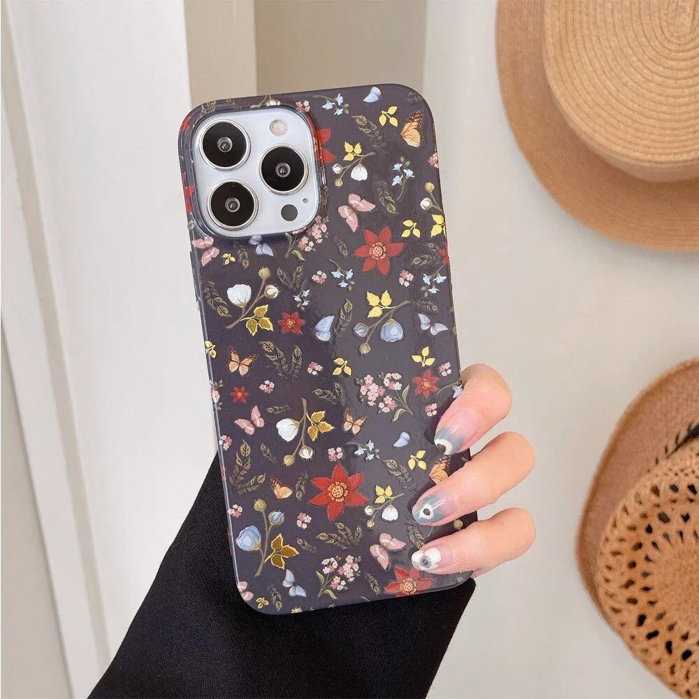 Grex Floral Prints Slim Shockproof iPhone Case