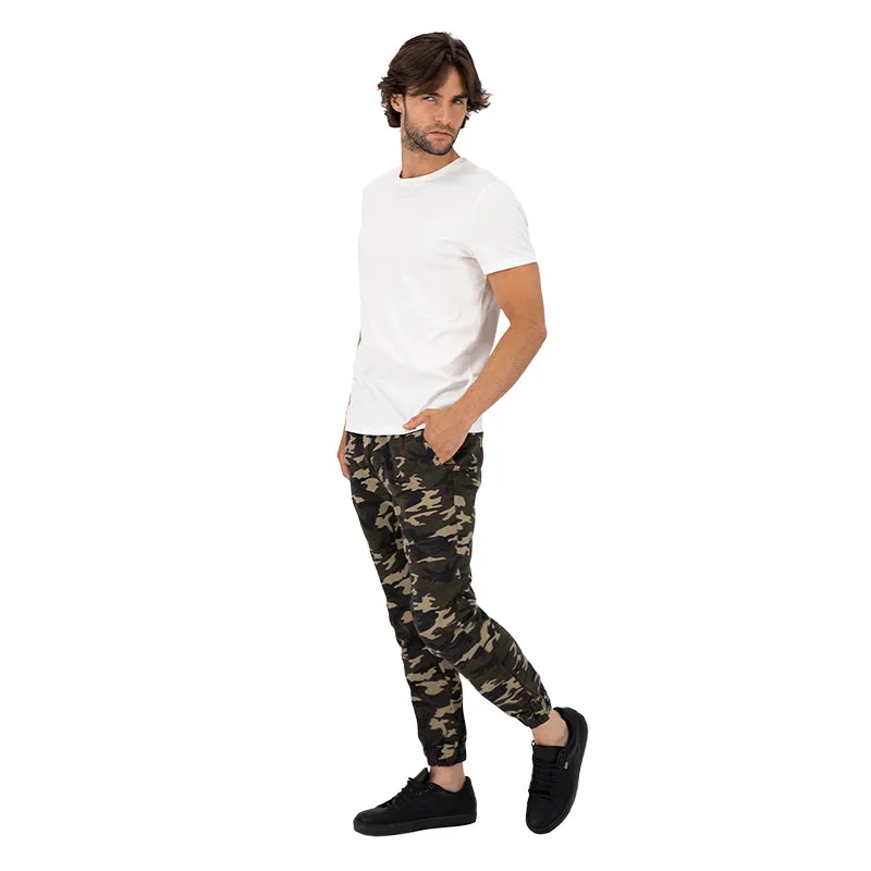 Jogger de Gabardina Premium - Camuflaje