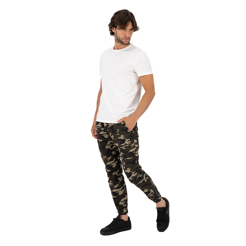 Jogger de Gabardina Premium - Camuflaje