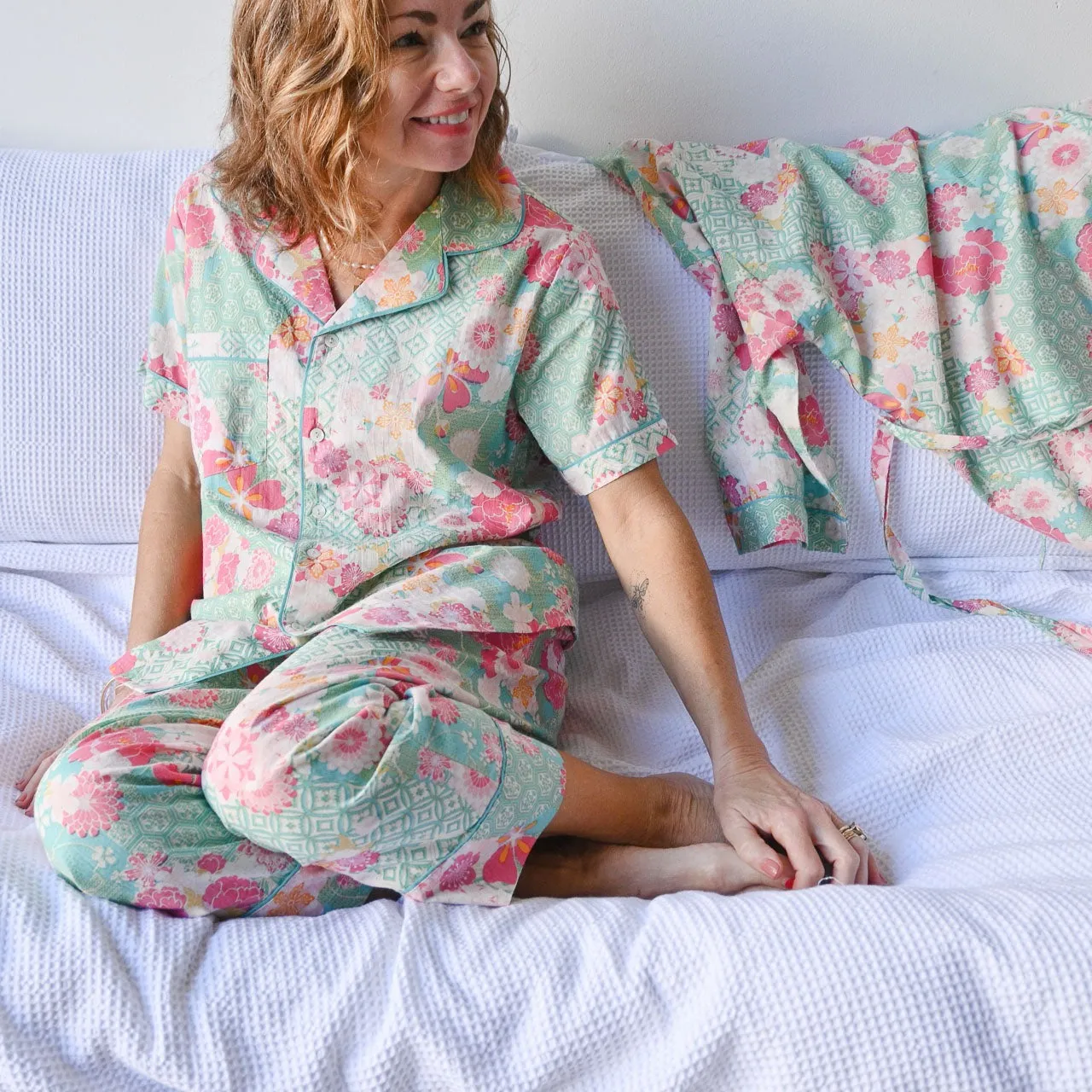 Karma Cotton Pyjama Set by Victoria's Dream - Akira - 32258/9