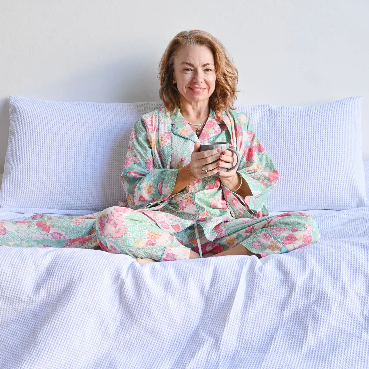 Karma Cotton Pyjama Set by Victoria's Dream - Akira - 32258/9