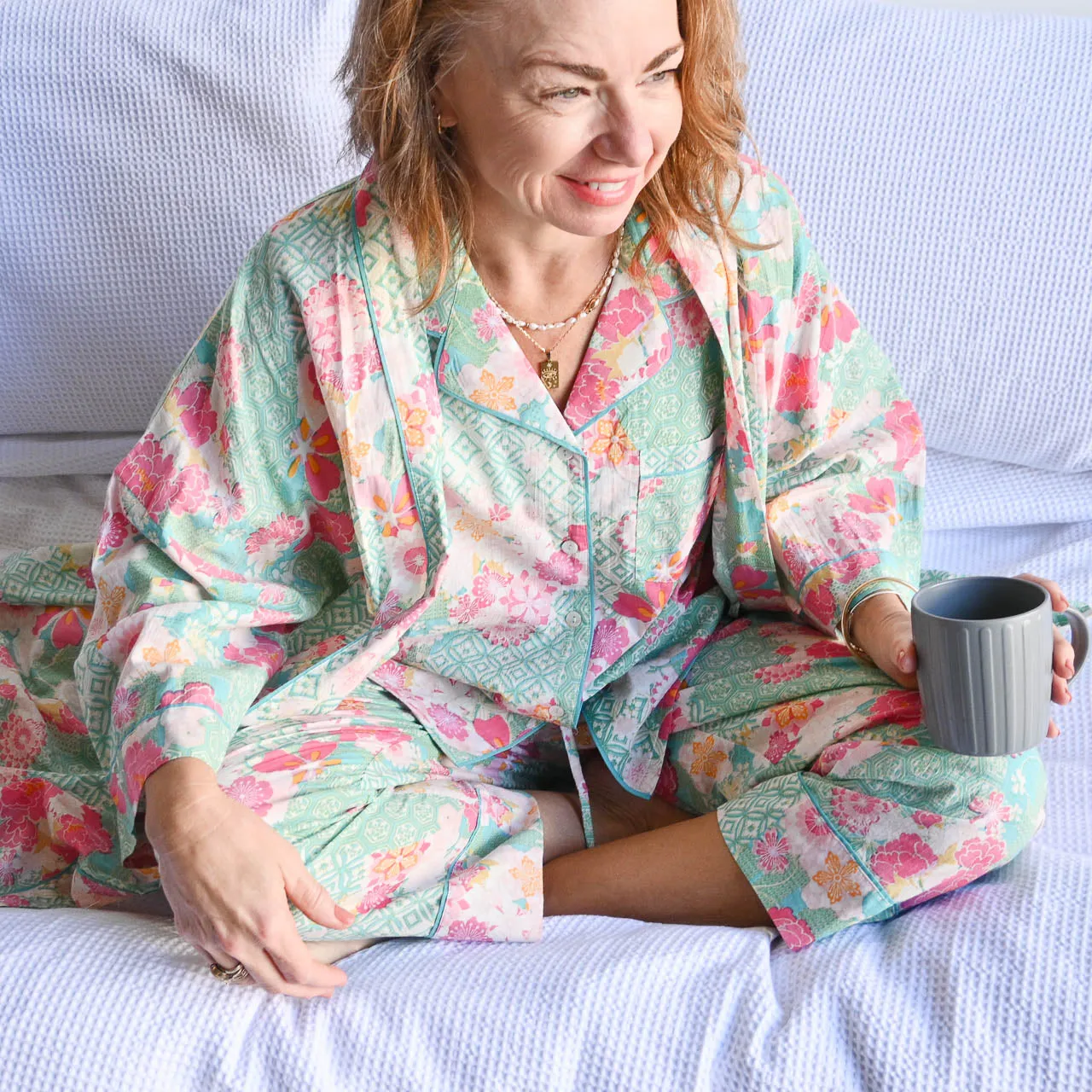Karma Cotton Pyjama Set by Victoria's Dream - Akira - 32258/9