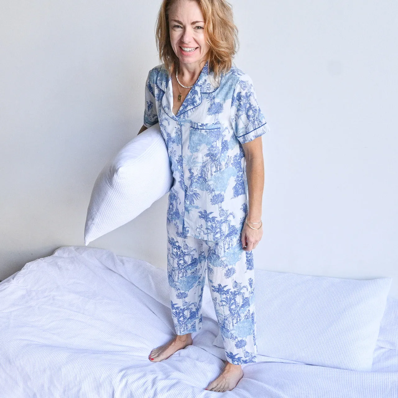 Karma Cotton Pyjama Set by Victoria's Dream - Tropical - 32264/5