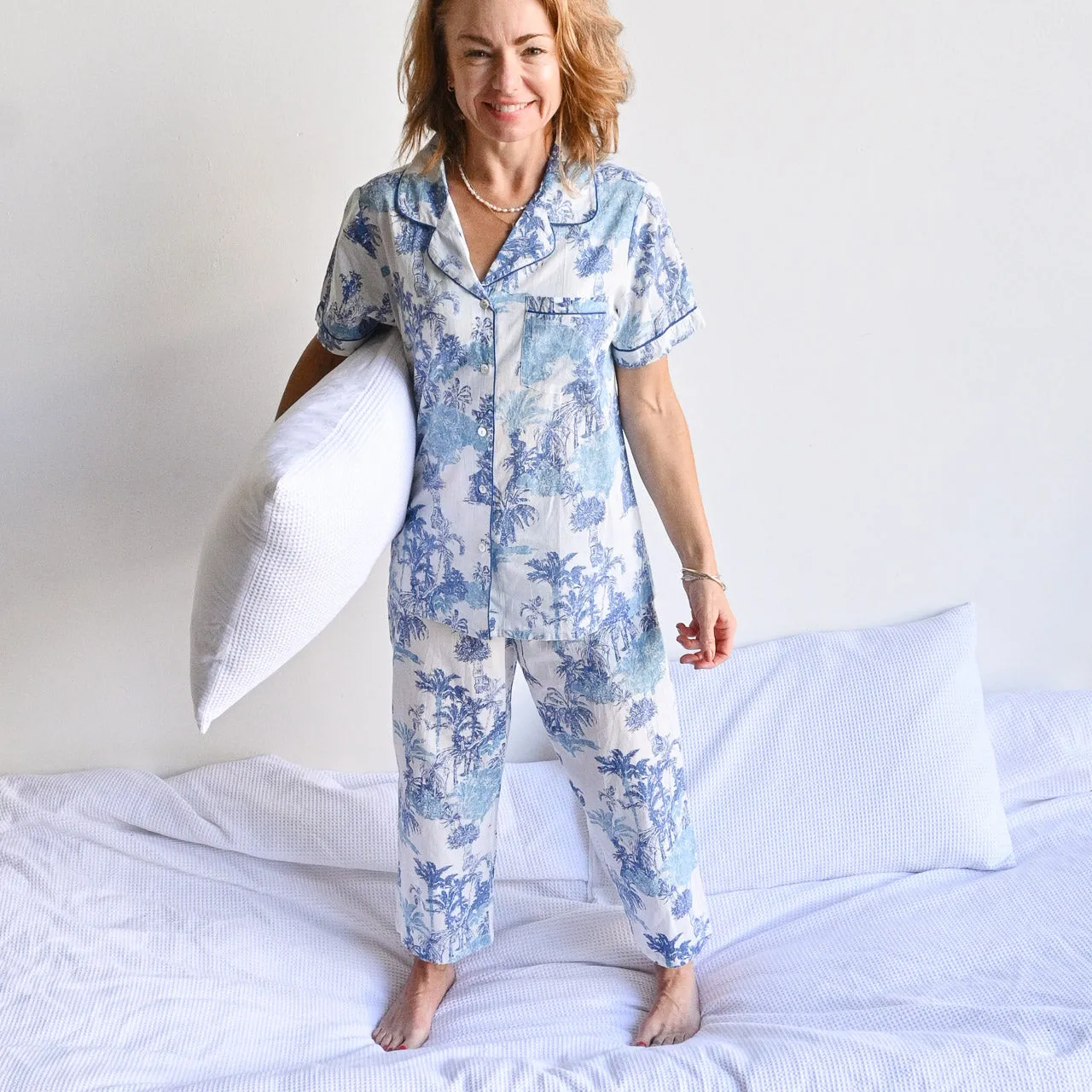 Karma Cotton Pyjama Set by Victoria's Dream - Tropical - 32264/5