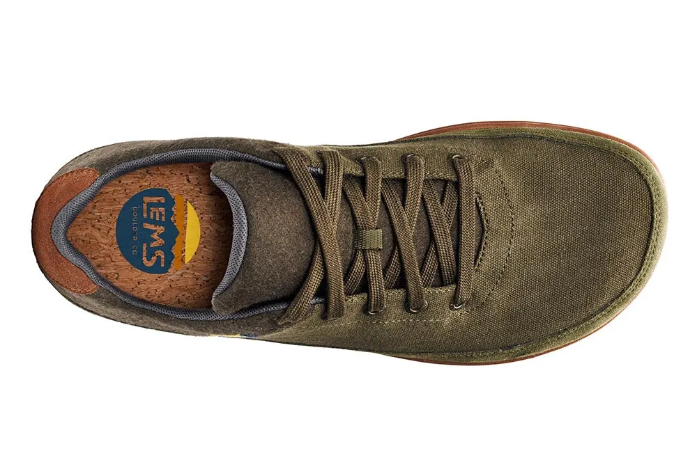 Lems Chillum Sneaker - Spruce Green Lightweight Outdoor Footwear