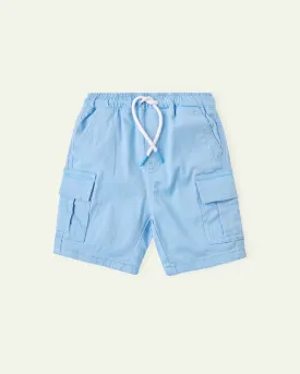 Light Blue Cargo Shorts