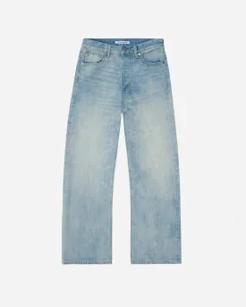 Japanese Baggy Light-Wash Denim Jeans