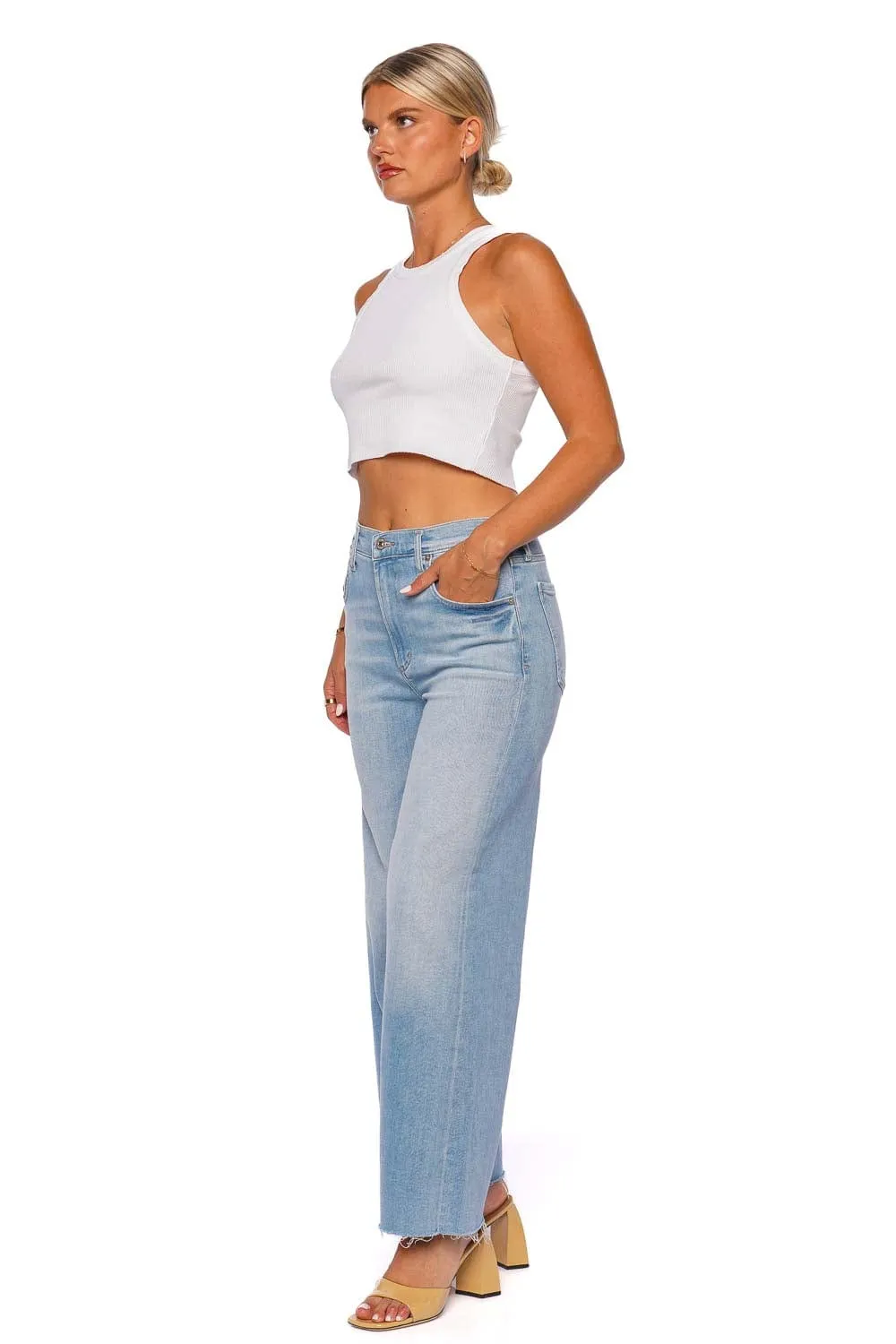 Lyra Marquee Wide Leg Crop Jean