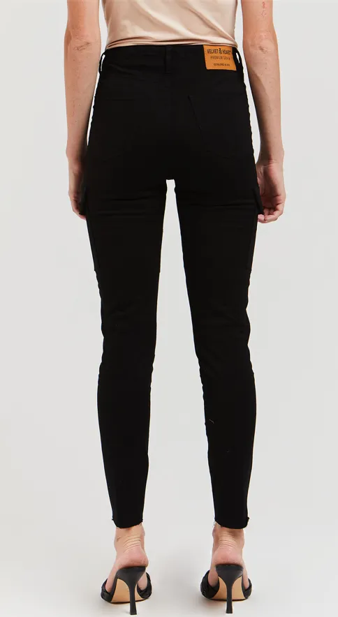Maddox Charcoal Cargo Skinny Jean
