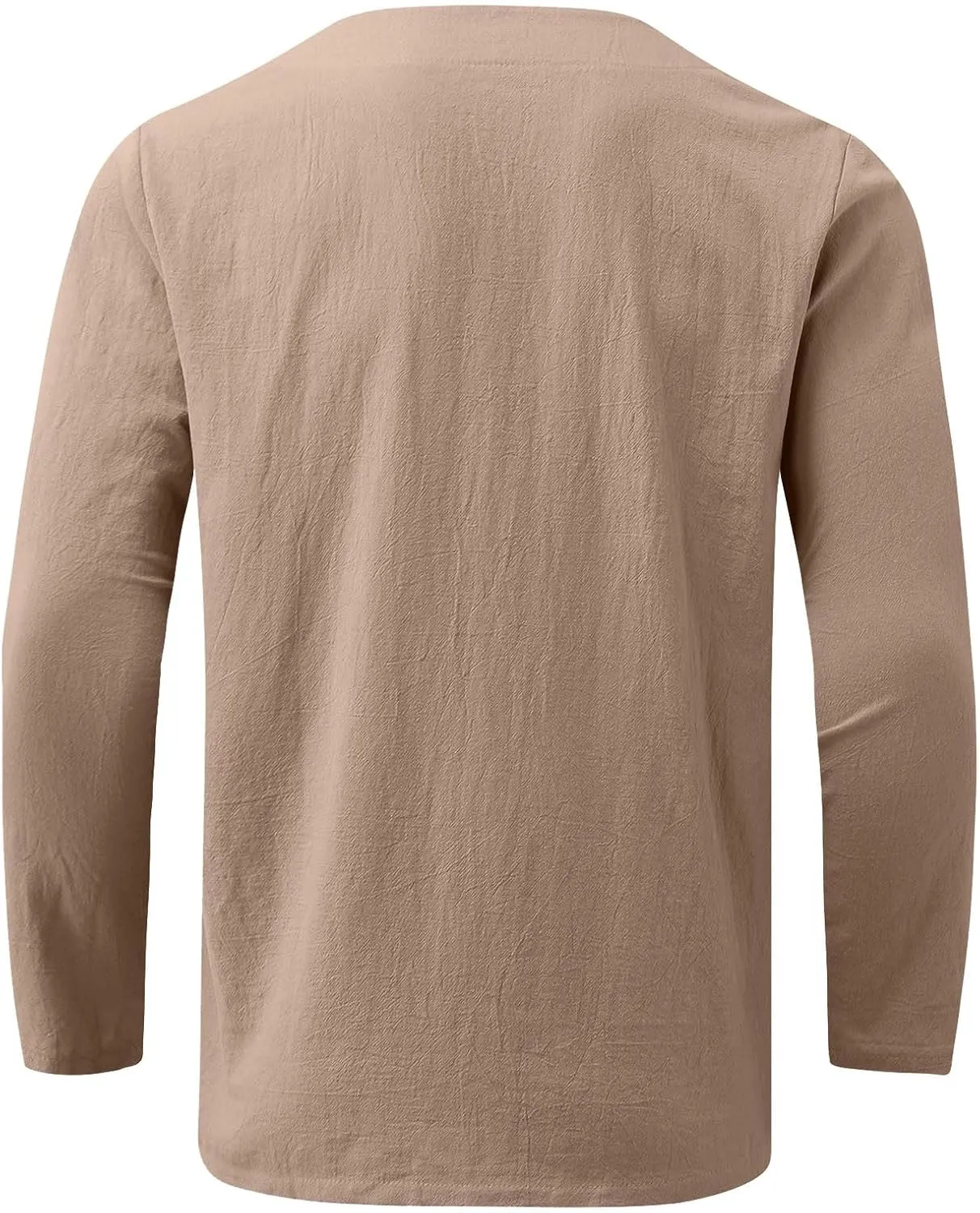 Men's Casual Solid Splice V Neck Blouse Drawstring Long Sleeve Tops T Shirt T Shirts for Men