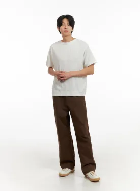 Men's Cotton Wide Fit Pants IY402