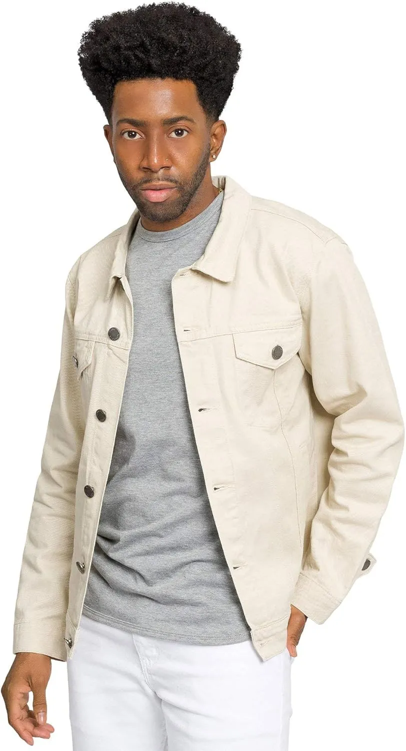 Men's Distressed Denim Jacket