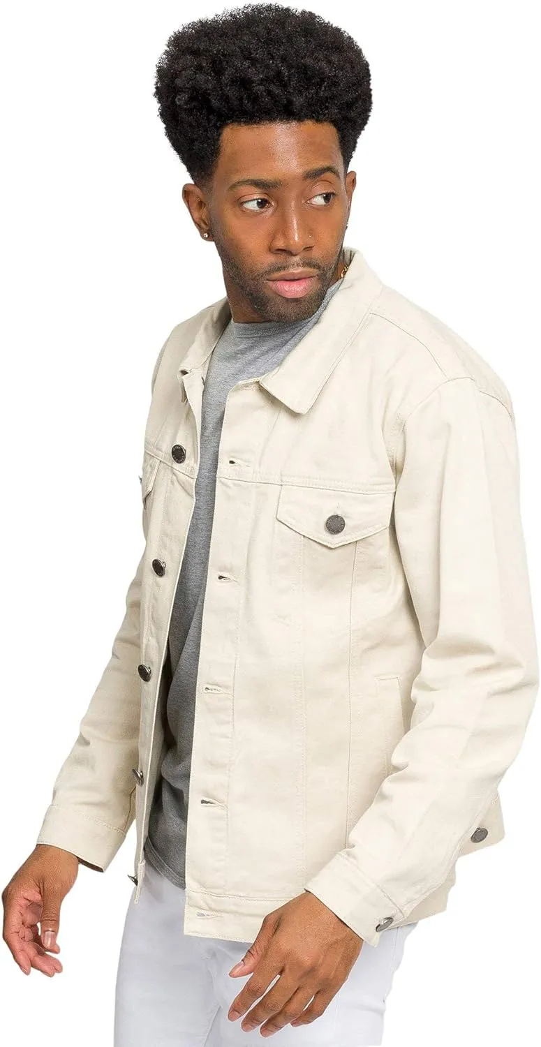 Men's Distressed Denim Jacket
