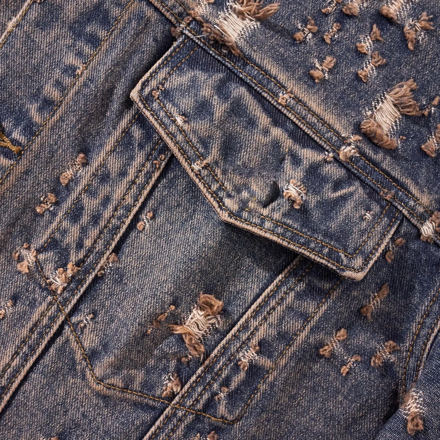 Men's Workwear Denim Jacket Spring Autumn American Casual Coat