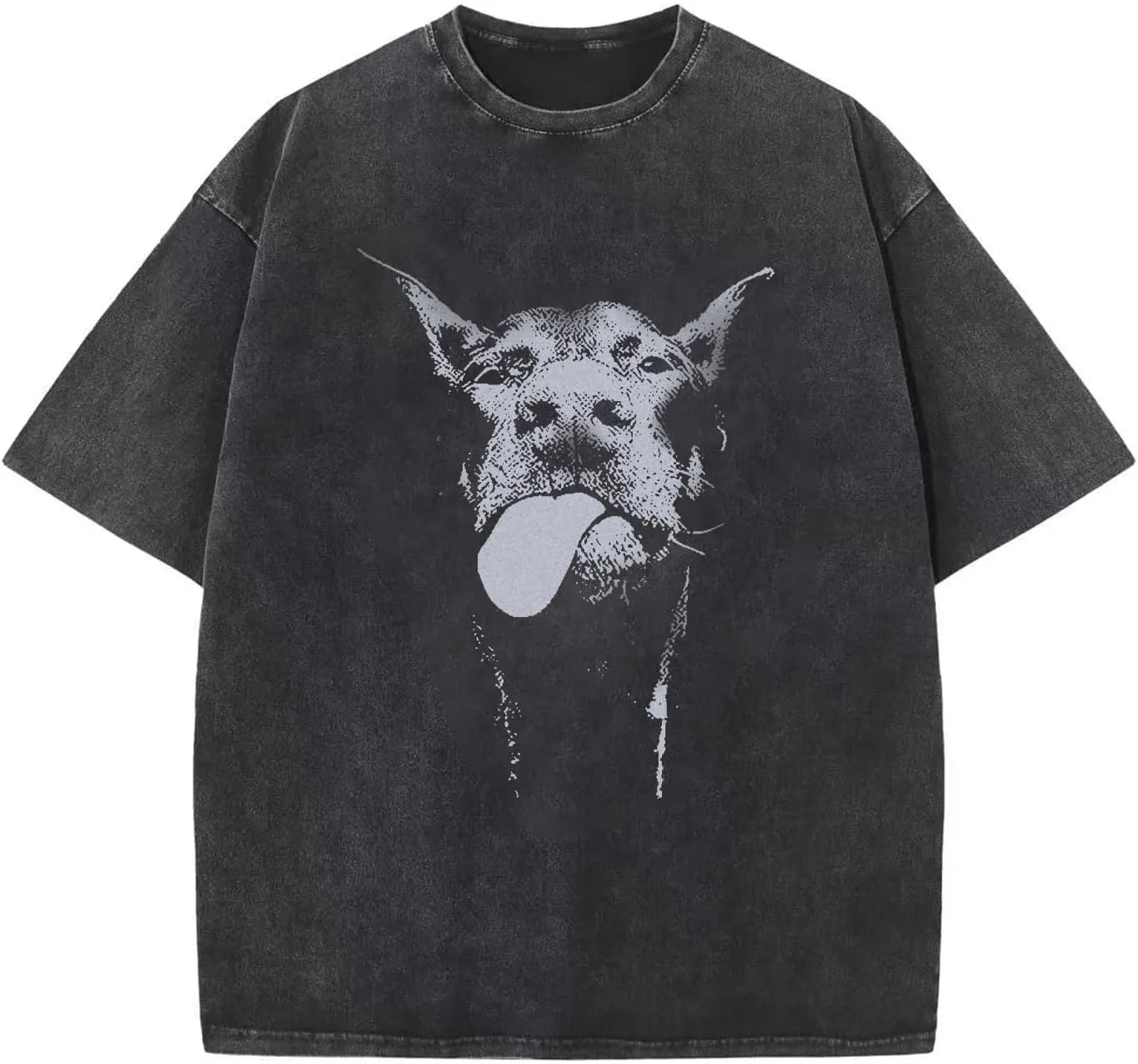 Oversized Graphic Tees Vintage Shirt Men Baggy Y2k Cotton Acid Wash T Shirts Harajuku Streetwear Grunge Aesthetic Top