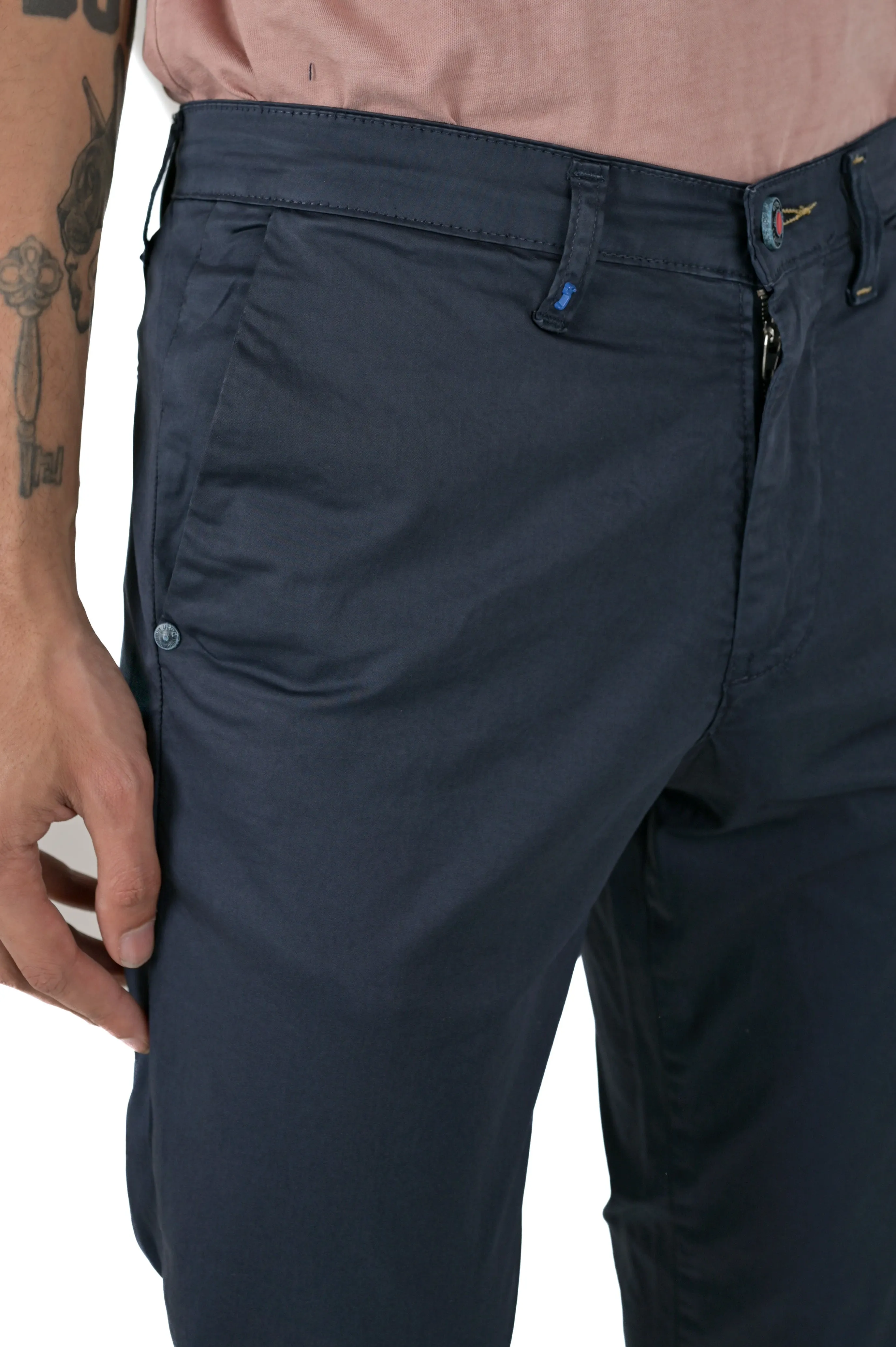 Pantaloni slim Sonic Raso Blu SS24