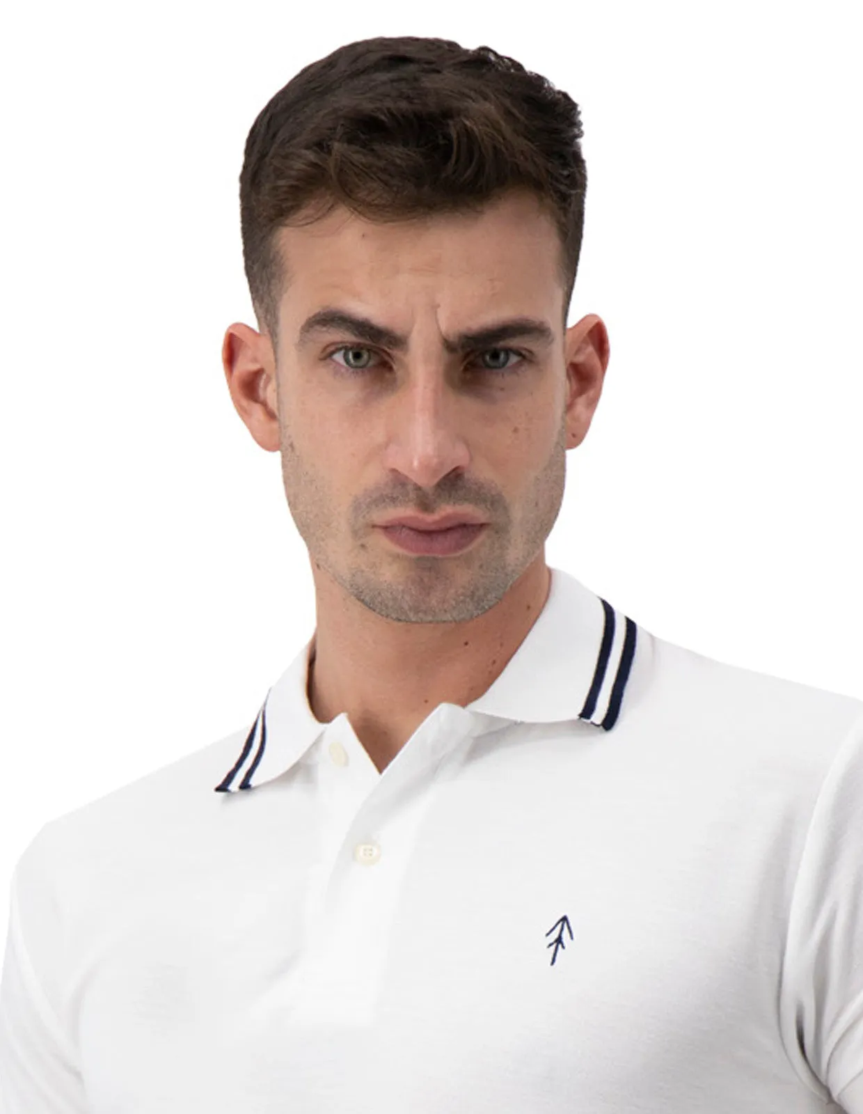 Playera Polo Holstone Slim Fit - White