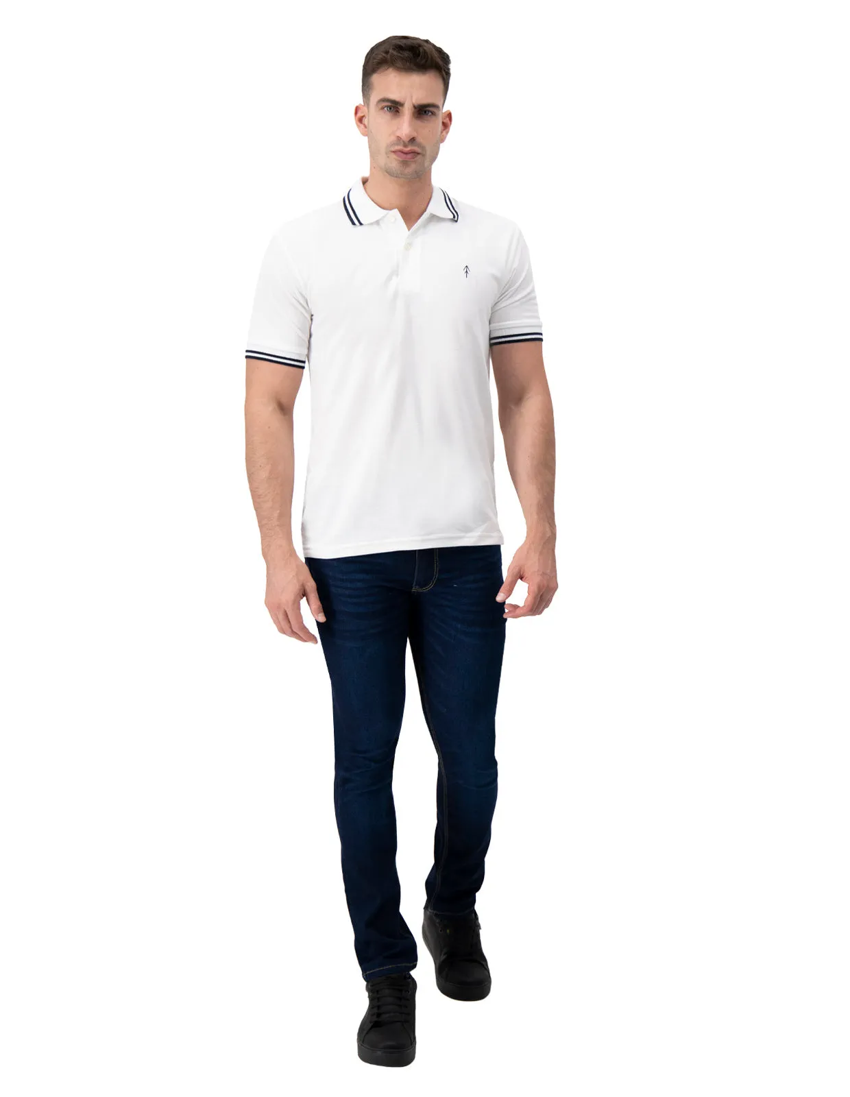 Playera Polo Holstone Slim Fit - White