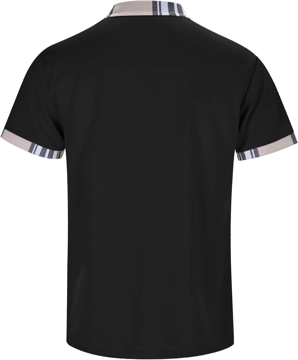 Polo Shirts for Men Short Sleeve Button Down Collar Gradient Tees Casual Business Work Tshirt Summer Golf Tops