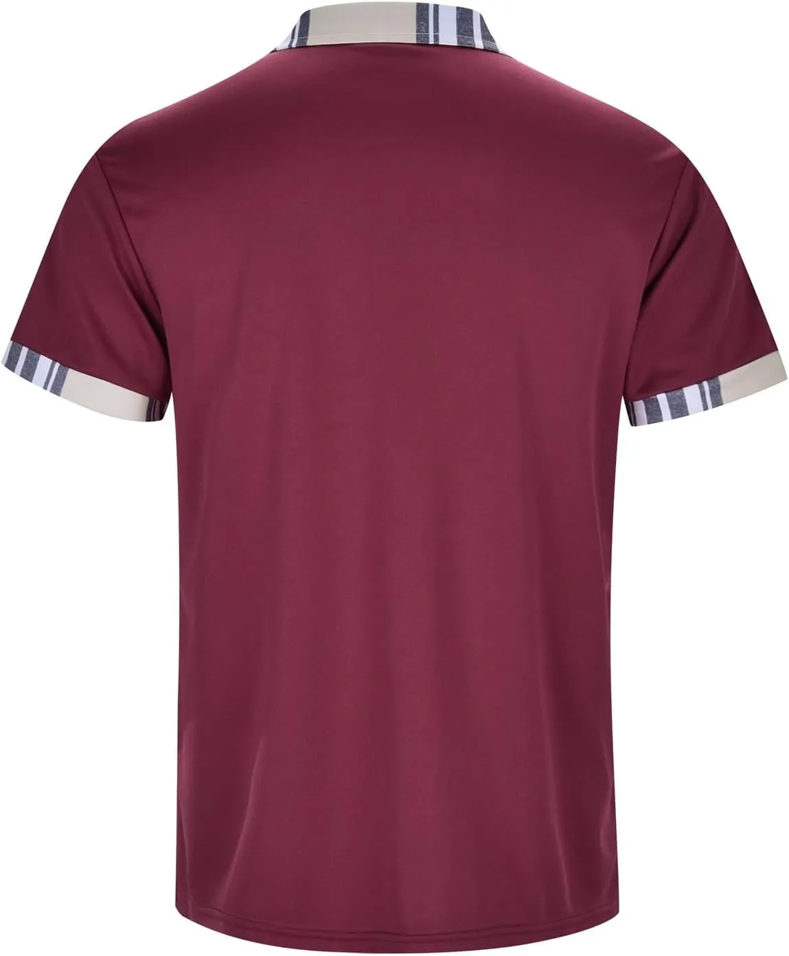 Polo Shirts for Men Short Sleeve Button Down Collar Gradient Tees Casual Business Work Tshirt Summer Golf Tops