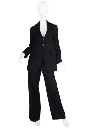 Rare 1990s Vivienne Westwood Black Tuxedo Suit