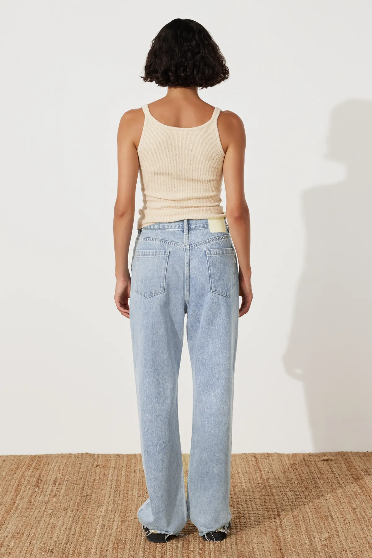 Recycled Cotton Mid Rise Jean - Light Wash