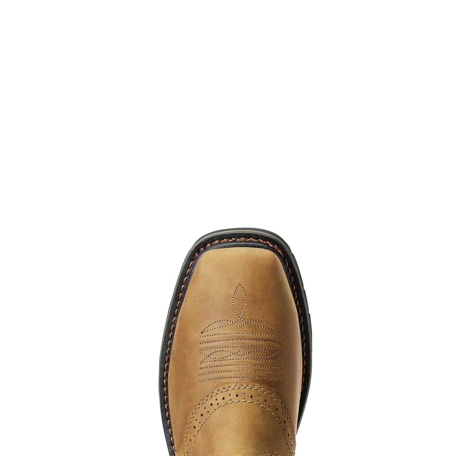 Sierra Steel-Toe Wide Square Toe Work Boot Aged Bark