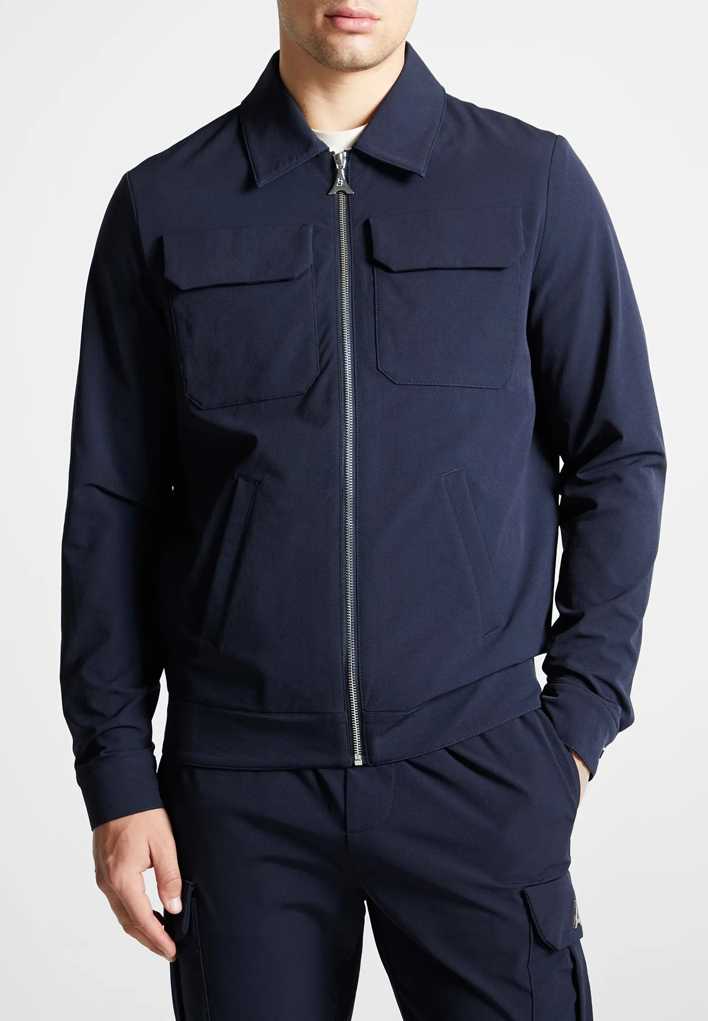 Technical Cargo Jacket - Navy