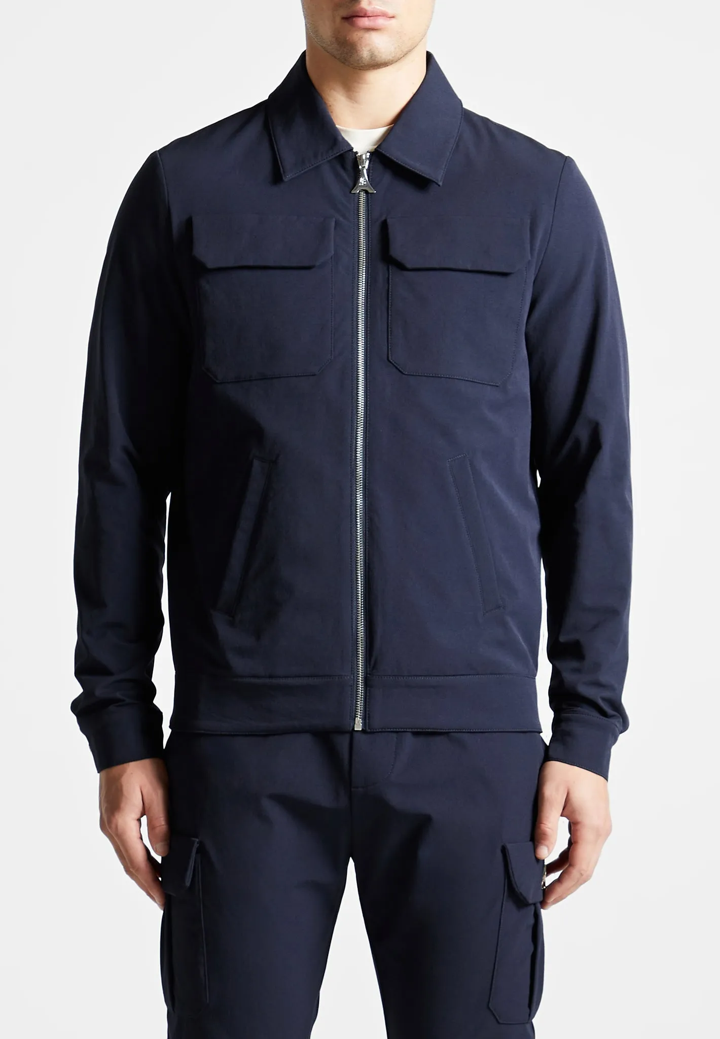 Technical Cargo Jacket - Navy